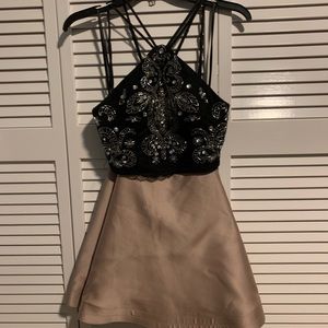 Two piece homecoming dress